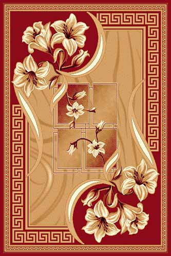 DIANA (Laguna) 28 Красный Коллекция Диана - это традиционное качество ковров, включает в себя как классические, так и абстрактные дизайны.  Цена за м2: