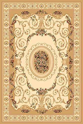 OLIMPOS 10 Крем Коллекция российских ковров «Олимпос» - это разнообразный дизайн и формы.  Высота ворса 11 мм. Количество ворсовых точек на кв.м.: 281600. Состав Хитсэт 100%. Вес м2: 2200 г.  Цена за м2: