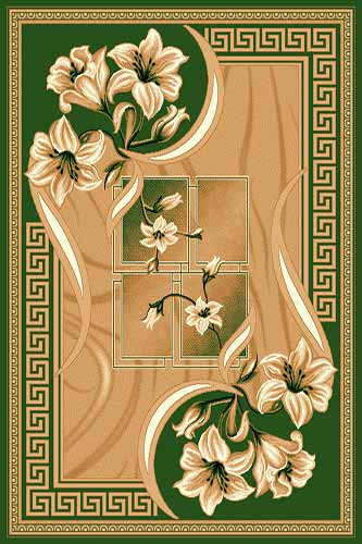 DIANA (Laguna) 28 Зеленый Коллекция Диана - это традиционное качество ковров, включает в себя как классические, так и абстрактные дизайны.  Цена за м2: