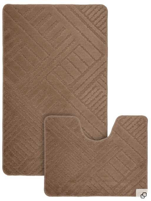 Набор ковриков для ванной Classic №154 Материал: ПолипропиленРазмеры:   60*100 и 50*60Страна:     Турция