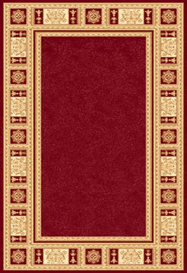 IZMIR 1 Красный Классический ковёр в восточном стиле, наиболее популярный дизайн на сегодняшний день. Ковер Российский Измир.Высота ворса 12 мм.Состав Хитсэт 100%.Вес м2: 2500 г.
Цена за м2: