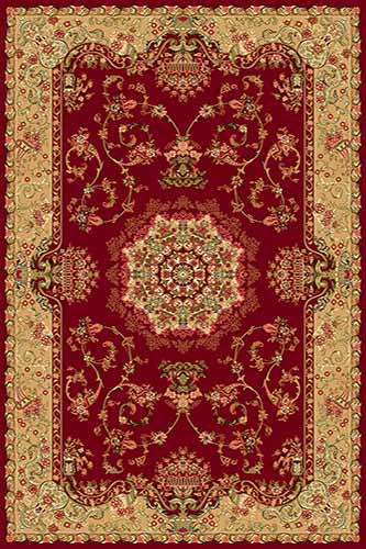 IZMIR 7 Красный Классический ковёр  в восточном стиле, наиболее популярный дизайн на сегодняшний день. Ковер Российский Измир.Высота ворса 12 мм.Состав Хитсэт 100%.Вес м2: 2500 г. Цена за м2: