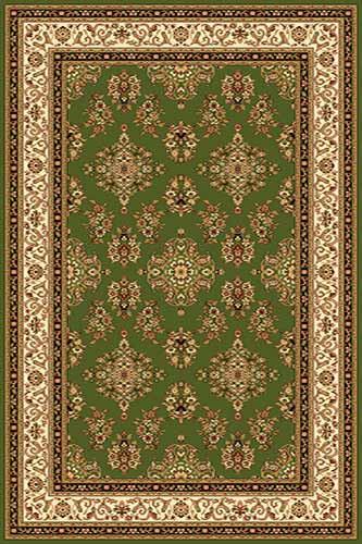 OLIMPOS 4 Зеленый Коллекция российских ковров «Олимпос» - это разнообразный дизайн и формы.  Высота ворса 11 мм. Количество ворсовых точек на кв.м.: 281600. Состав Хитсэт 100%. Вес м2: 2200 г.  Цена за м2: