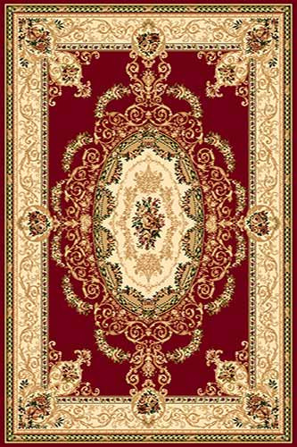 OLIMPOS 3 Красный Коллекция российских ковров «Олимпос» - это разнообразный дизайн и формы.  Высота ворса 11 мм. Количество ворсовых точек на кв.м.: 281600. Состав Хитсэт 100%. Вес м2: 2200 г.  Цена за м2: