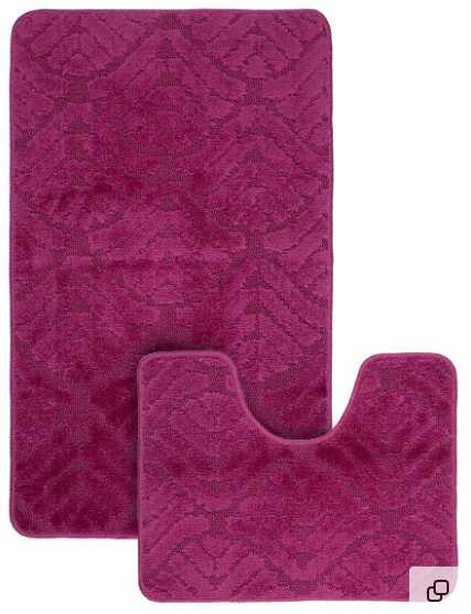 Набор ковриков для ванной Classic №186 Материал: ПолипропиленРазмеры:   60*100 и 50*60Страна:     Турция