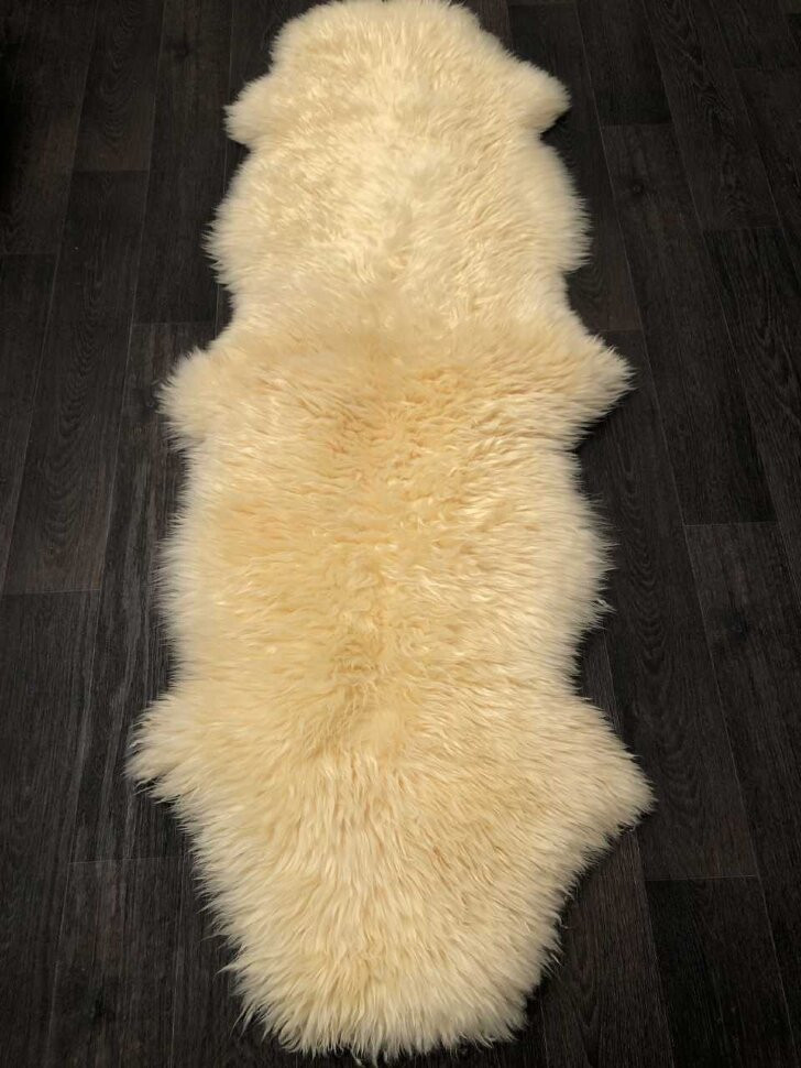 Шкура овечья Мутон №22 Состав: ШКУРА НАТУРАЛЬНАЯЦвет: бежевыйРазмер: 80x210 см 