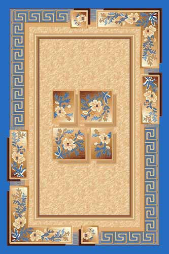 DIANA (Laguna) 15 Синий Коллекция Диана - это традиционное качество ковров, включает в себя как классические, так и абстрактные дизайны.  Цена за м2: