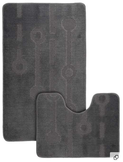 Набор ковриков для ванной Classic №123 Материал: ПолипропиленРазмеры:   60*100 и 50*60Страна:     Турция