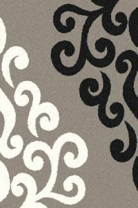 Прямоугольный ковер PLATINUM T628 GRAY