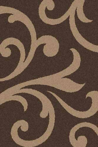 Прямоугольный ковер PLATINUM T644 BROWN-D.BEIGE Российский ковер ПЛАТИНУМ фабрики Меринос T644 BROWN-D.BEIGE Цена указана за 1 квадратный метр