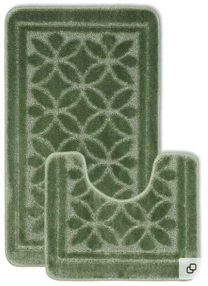 Набор ковриков для ванной Classic №136 Материал: ПолипропиленРазмеры:   60*100 и 50*60Страна:     Турция